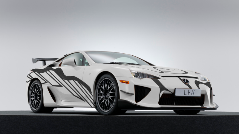 Illustration for article titled Lexus Is Unveiling Its LFA Art Car at the 24 Hours of Spa and I Don't Know How I Feel About It